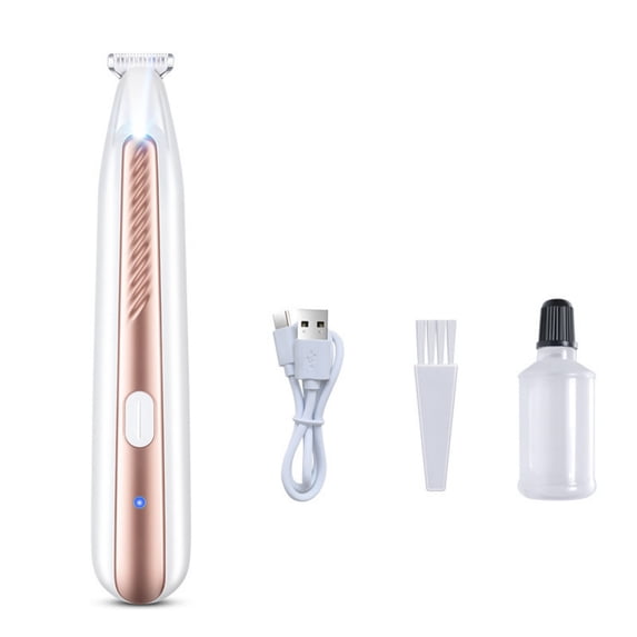 Electric Pet Hair Clippers, Low Noise Dog Cat Grooming Trimmer for Paw Pads & Sanitary Areas, Rechargeable Cordless Tool