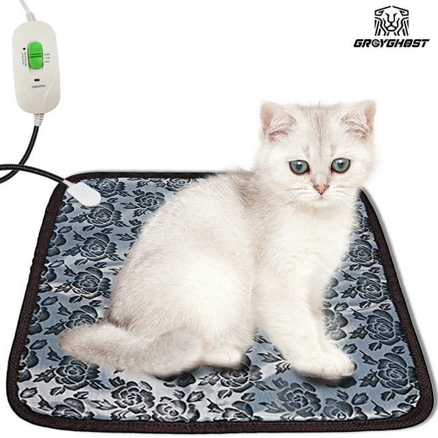 Electric Pet Heating Pad Waterproof, Overheat Protection, Dual Temp