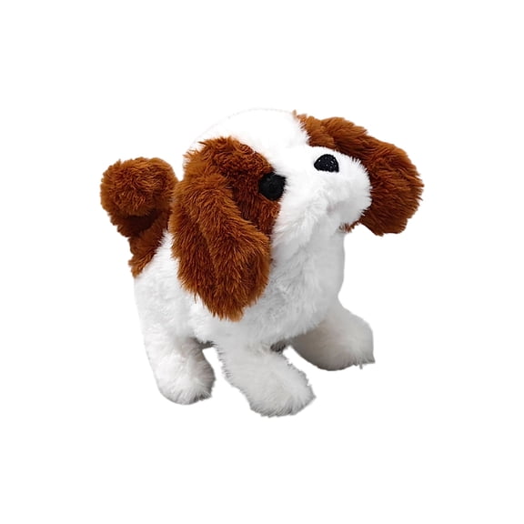 Electric Pet Toy With Automatic Movements Voice Commands For Children Companion Robot Dog Plush Doll Kids Soothing Toy