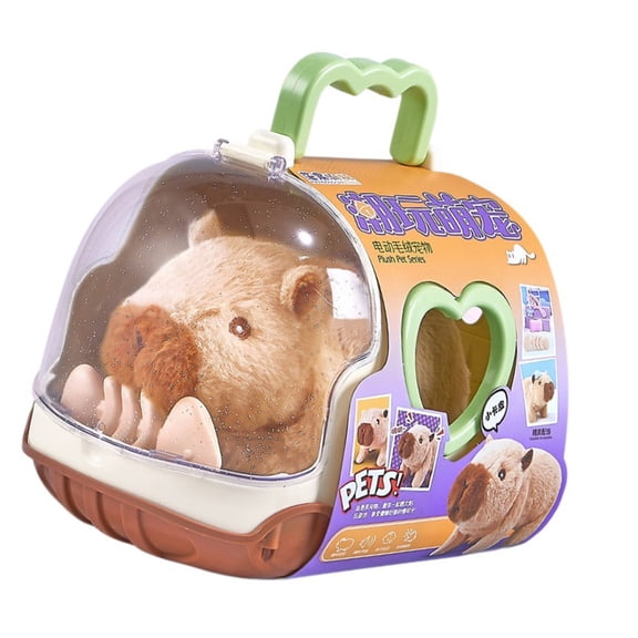 Electric Pet Walking Plush Toy for Kids Realistic Sound and Movement Soft Dolls for Toddler Craw Learning