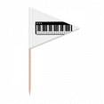 thumbnail image 1 of Electric Piano  Music Vitality Sounds Toothpick Triangle Cupcake Toppers Flag, 1 of 3