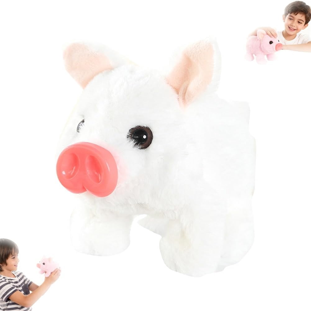 Electric Pig Plush Realistic Toy, Lifelike Animated Walking Pig with ...