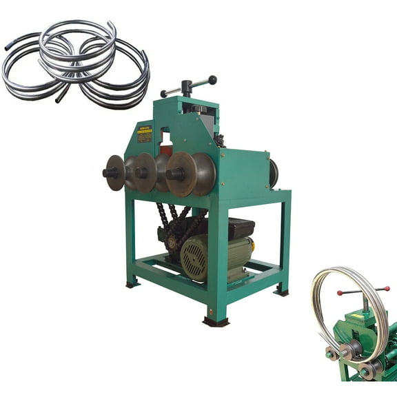 Electric Pipe Bender Square Circular Tube Bending Machine with 9 Round & 8 Square Dies