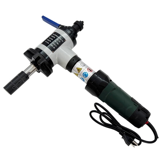 Electric Pipe End Preparation Bevelling Machine Handheld Pipe Chamfering Machine 220V 0/30/37.5 Bevel Angle for 1.57-4.72in Dia Pipe
