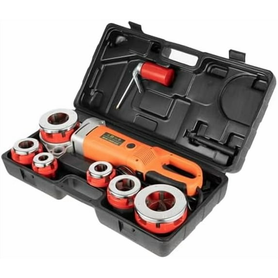 Electric Pipe Threader, 2300W Pipe Threading Machine Handheld Pipe ...