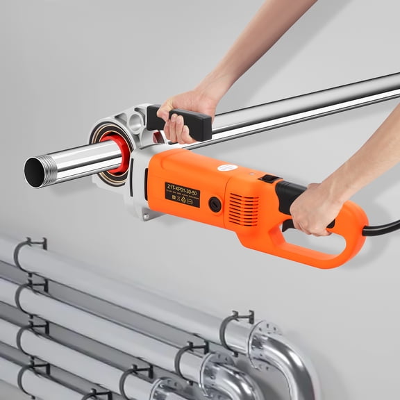 Electric Pipe Threader, 2300W Pipe Threading Machine Heavy-Duty With 6 Dies 1/2-Inch to 2-Inch Pipe Threading Die Heads, Ratchet Pipe Threader Kit