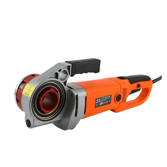 Electric Pipe Threader Portable Sleeve Machine, 220 Galvanized Pipe Sleeve Machine Electric Threading Tools ,Easy Operation