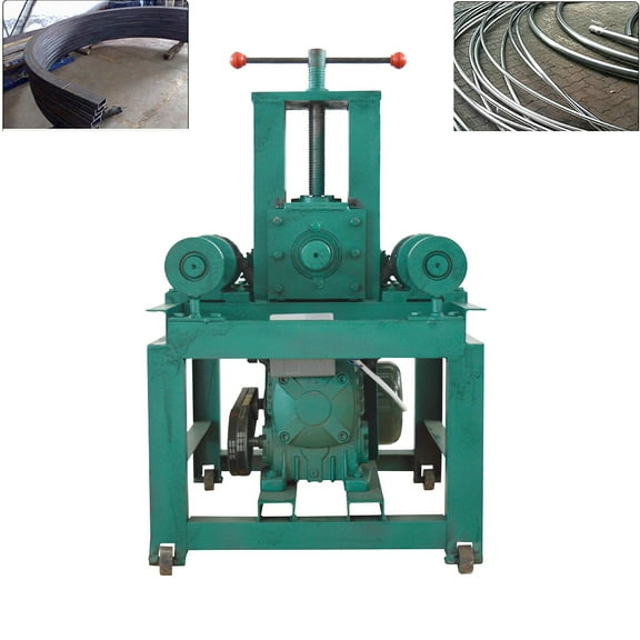 Electric Pipe Tube Bender Roller Machine Square Round Steel Bar Bending Machine 220V