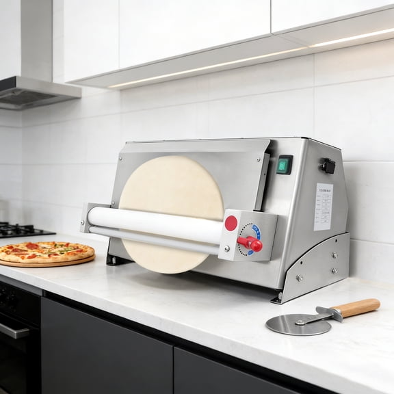 Electric Pizza Dough Machine, Automatic Pizza Press Shaping Machine, Pizza Dough Press Making Machine