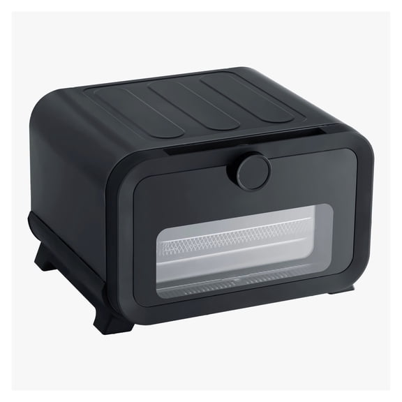 Electric Pizza Oven, 12-Inch Indoor Pizza Maker with Air Fryer, 8 Presets, 750F, Smart Knob Control, Pizza Stone & Fry Basket Included