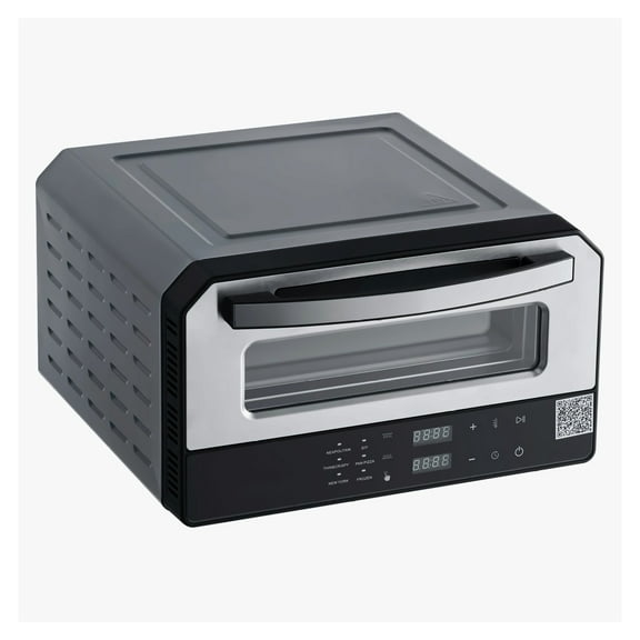 Electric Pizza Oven, 12 Inch Smart Indoor Pizza Maker with 5 Presets, 750F Countertop Pizza Cooker, 2-Minute Rapid Baking for Neapolitan, Frozen & Thin Crust Pizza