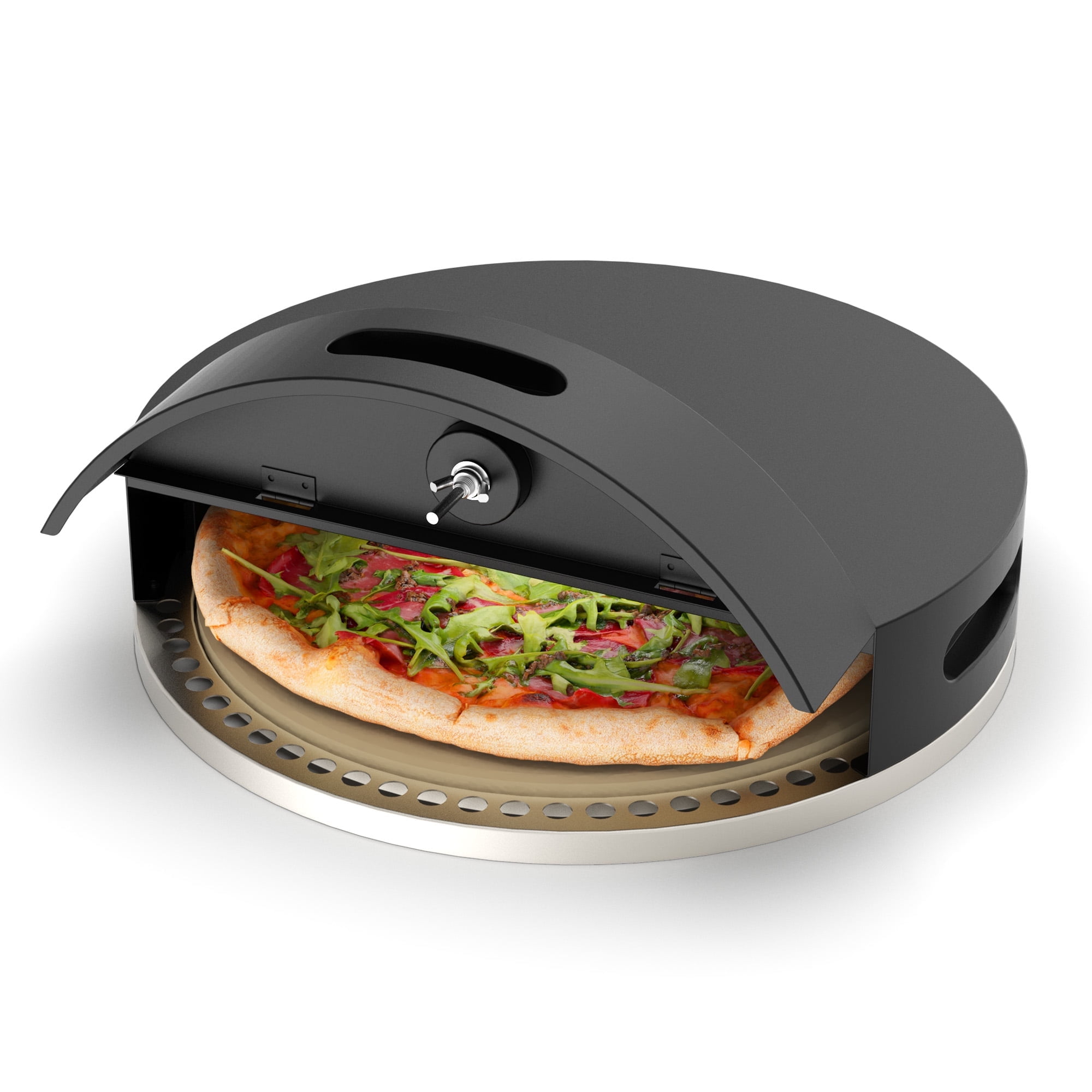 Dwellcozy Pizza Oven Outdoor Portable, 13 Inch Outdoor Pizza Oven Countertop