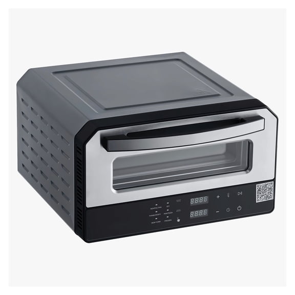 Electric Pizza Oven, Smart Pizzas Maker Indoor with 5 Preset, 12Inch Countertop Pizza Cooker w/ Touch Srceen, 750F Max Temp, 2-Min Rpaid Baking Oven Thin & Crispy, Neapolitan, Frozen, New York