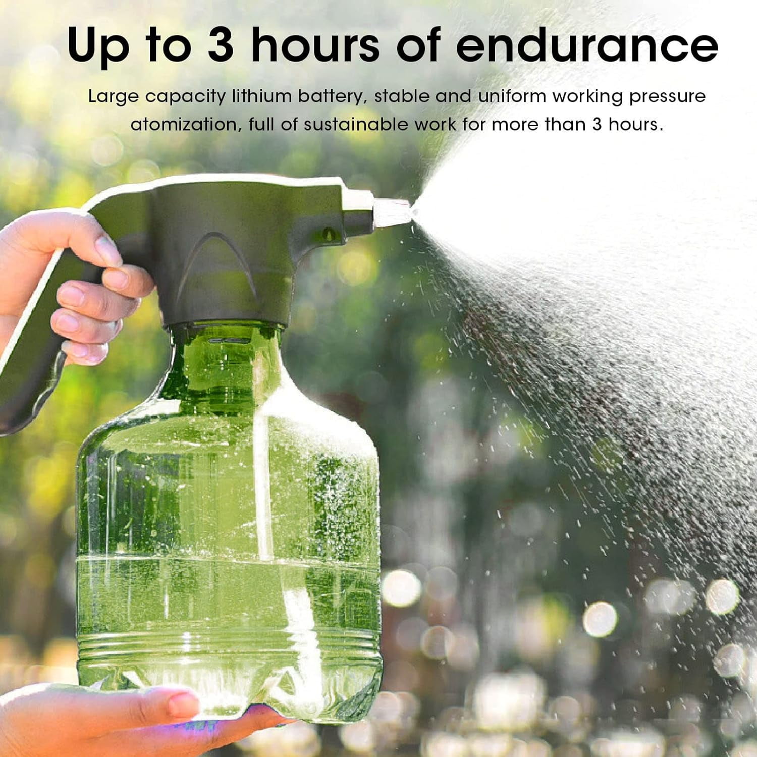 Electric Plant Spray Bottle, 3L Electric Handheld Watering Can With ...