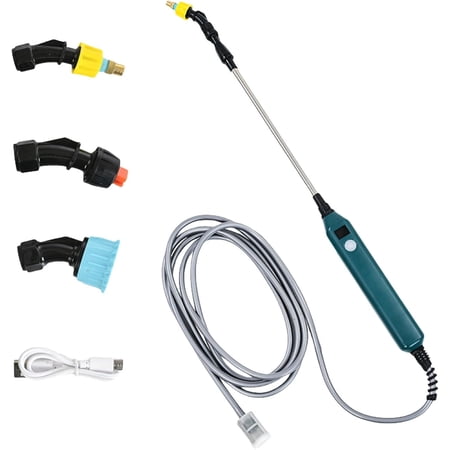 Electric Plant Sprayer, USB Rechargeable with Telescopic Wand