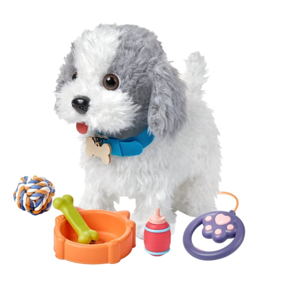 Electric Plush Dog Toy Singing Walk Walking Singing Electric Dog Toy for Interactive Fun Children Pet Lover Best Gift