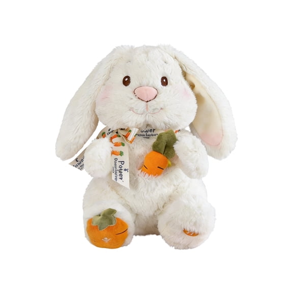 Electric Plush Rabbit Toy Interactive Singing Clapping, Ear Wiggling Learning Companion Mascot for Adolescent, 12.6in 1-Pack. Animated Soft Animal, New Year Gift