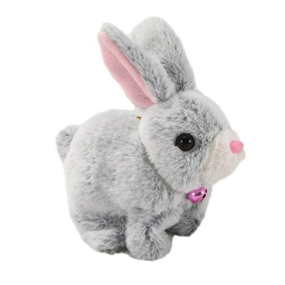 Electric Plush Rabbit Toy for Kids Simulation Singing Bunnies Toy Barking Rabbit Baby Crawing Learning Toy Toddler Gift