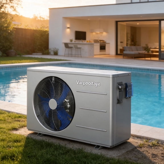 Electric Pool Heater, 40,000 BTU Pool Heat Pump for Above and In Ground Pools Up to 12000 Gallons, WiFi Control, 240V Titanium Heat Exchanger, S10