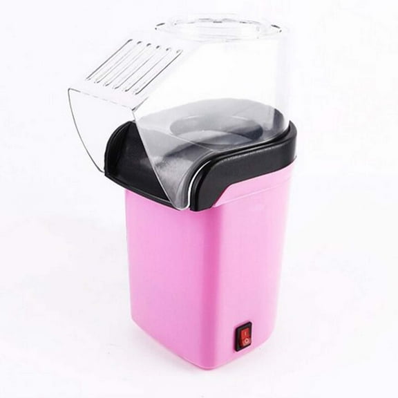 Electric Popcorn Maker Hot Air Popper, Family Size Homemade Snack Machine