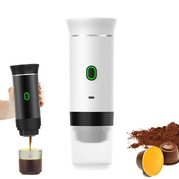 Electric Portable Coffee Machine Portable Italian Espresso Machine For Car 3-in-1 Powder Travel & Capsule Maker Coffee por operated Machine, gifts powered portable portatil In por Maker, Power