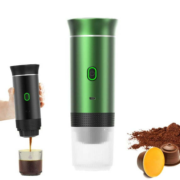 Electric Portable Coffee Machine Portable Italian Espresso Machine For Car & Capsule Maker 3-in-1 Powder Travel Coffee