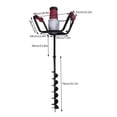 thumbnail image 2 of Electric Post-Hole Digger, 1500W 110V 1.6HP Electric Auger... 2 of 9