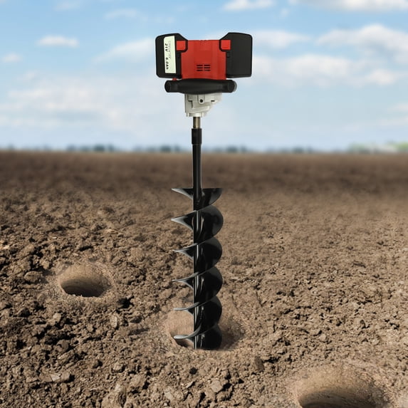 Electric Post Hole Digger W/ 6" Bit Electric 2000W Auger Digging Drill 6-Speed Used In Homes, Construction Sites, Farms