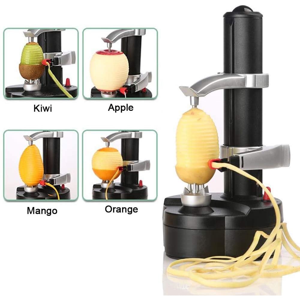 Electric Potato Peeler Automatic Apple Rotato with 2 Extra Blades
