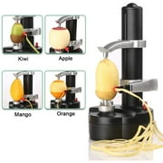 Electric Potato Peeler Automatic Apple Rotato with 2 Extra Blades Electric Fruits Vegetables PeelerBlack
