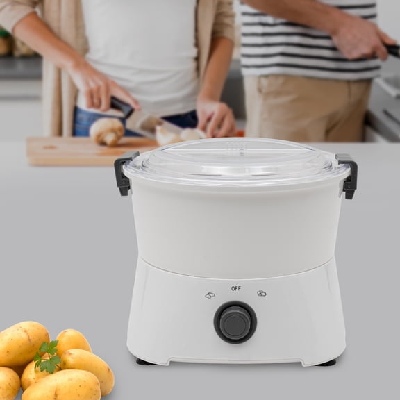 Electric Potato Peeler One-button Drive Automatic Peeler Spinner