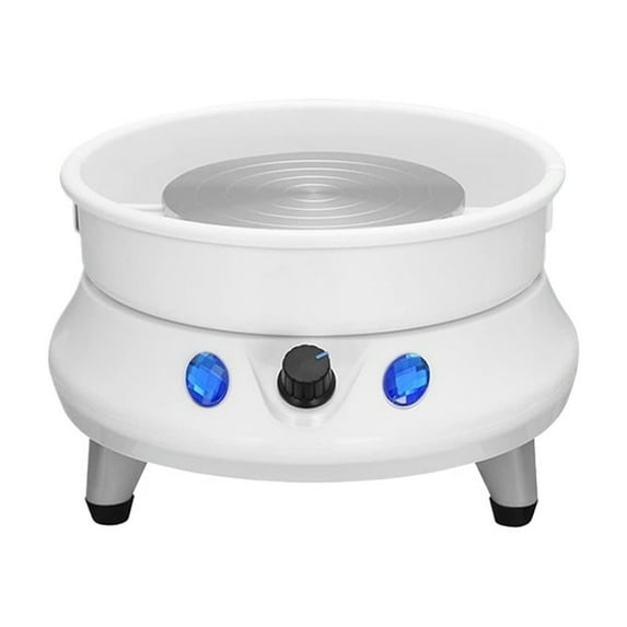 Electric Pottery Wheel Machine,Forming Machine DIY Art Craft Tool With Basin 13cm Pottery Plate For Ceramic Working Clay Crafts
