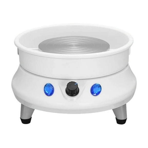 Electric Pottery Wheel Machine,Forming Machine DIY Art Craft Tool With Basin 13cm Pottery Plate For Ceramic Working Clay Crafts