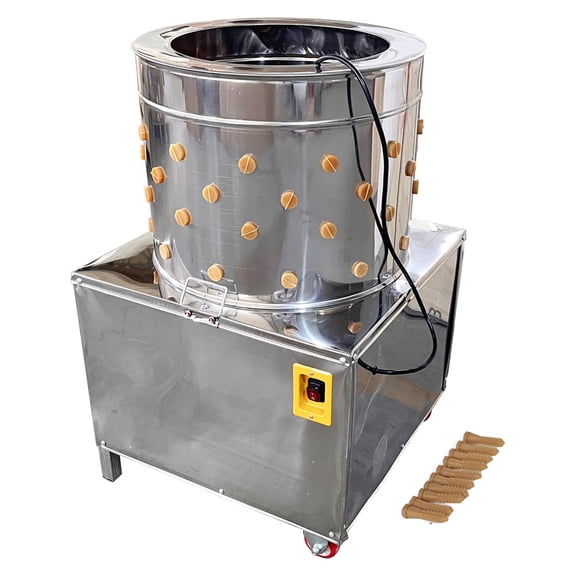Electric Poultry De-Feather Machine Chicken Plucker Drum Plucking Machine
