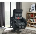 thumbnail image 1 of Electric Power Lift Recliner Chair for Elderly, Reclining Chair with Massage and Heat, Lounge Chair with 3 Positions, 2 Side Pockets, Cup Holders and USB Charge Ports, Gray, 1 of 7