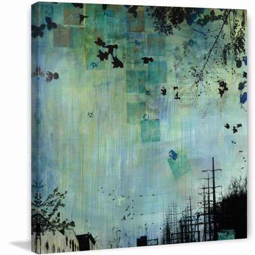 "Electric Power" Painting Print on Wrapped Canvas