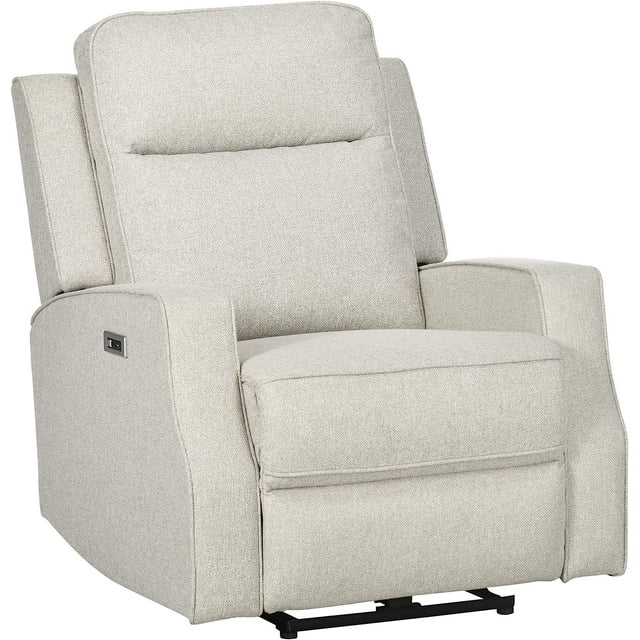 Electric Power Recliner, Wall Hugger Armchair with USB Charging Station