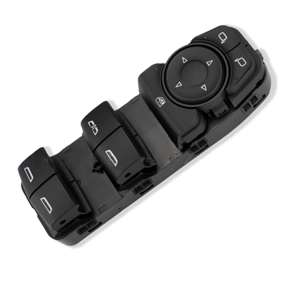 Electric Power Window Control Switch Fit For Chevrolet Silverado 1500 19-24, For Blazer&Trailblazer 19-25, For GMC Sierra 1500 19-24, OEM: 84699725, Window Buttons Driver Side-Black-1Pc