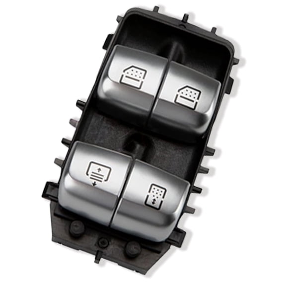 Electric Power Window Control Switch Fit For Mercedes Benz S-Klasse W222 V222 2014-2017, OEM: A2229051505, Window Buttons Driver Side-Beige-1Pc