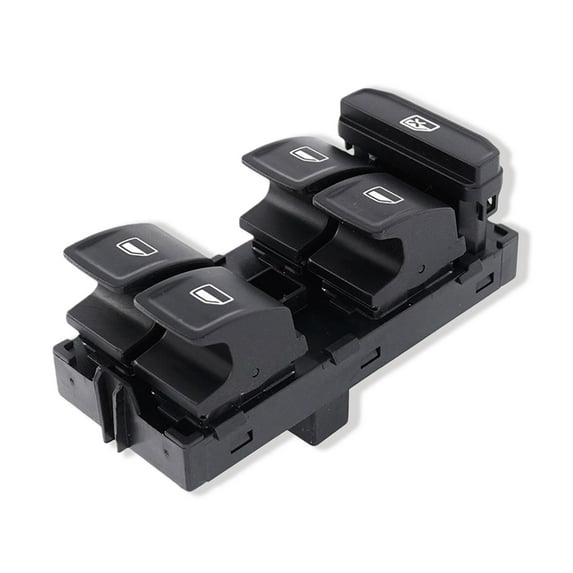 Electric Power Window Control Switch Fit For Volkswagen Golf Mk7 2015-2017, OEM: 5G0959857B, Window Buttons Driver Side-Black-1Pc