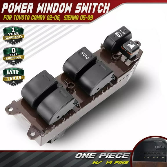 Electric Power Window Master Control Switch Fit 2003-2008 Toyota Corolla Matrix