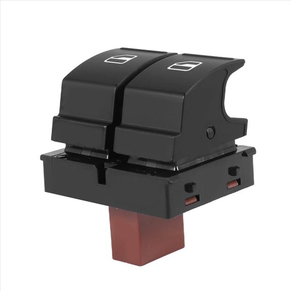 Electric Power Window Switch Button 1Z0959858 Fit for Fabia 2 1Z Roomster,1 x Power Window Switch,Black&Brown
