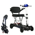 thumbnail image 1 of Electric Powered Mobility Scooter, 48Lbs Lightweight Folding Mobility Scooters with Removable 252WH Lithium Battery, 4 Wheel Travel Foldable Portable Mobility Scooters for Adults Seniors, Blue, 1 of 7