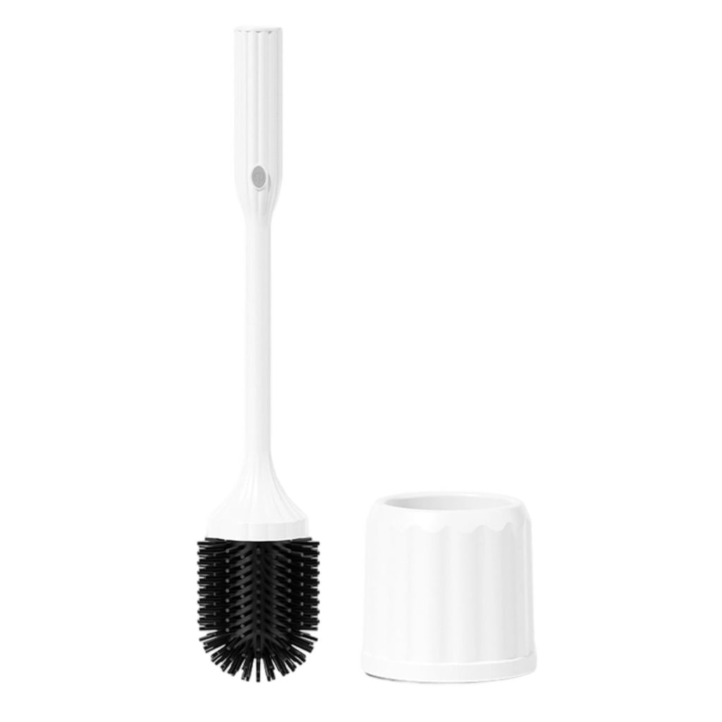 Electric Powered Toilet Brush Automated Toilet Bowl Cleaners Cleaning In Office Restroom