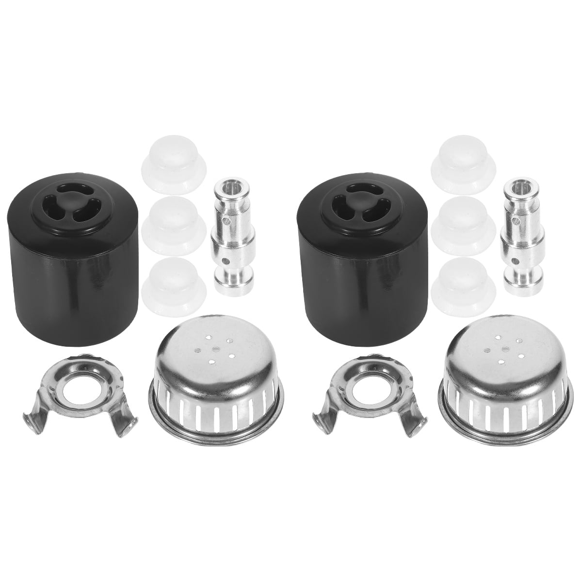 WHAMVOX Exhaust Handle Replacement Stainless Steel 2Set 1.2X1.1X1.1in For Home Users Daily Use