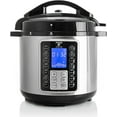 thumbnail image 1 of Electric Pressure Cooker with Large LCD Display, Multi-Use 6 Quart Electric Pot, 14 in 1 Slow Cooker, Rice Cooker, Steamer Maker, Sauté, Yogurt Maker, Egg Cooker, Warmer & More, 1 of 7