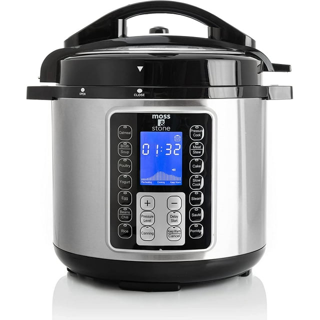 Electric Pressure Cooker with Large LCD Display, Multi-Use 6 Quart Electric Pot, 14 in 1 Slow Cooker, Rice Cooker, Steamer Maker, Sauté, Yogurt Maker, Egg Cooker, Warmer & More