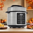thumbnail image 1 of Electric Pressure Cooker, Upgraded 6 Quart 12-in-1 Multicooker, Stainless Steel Slow Cooker, Rice Cooker, Steamer, Sauté, Yogurt Maker, Warmer, 1 of 9