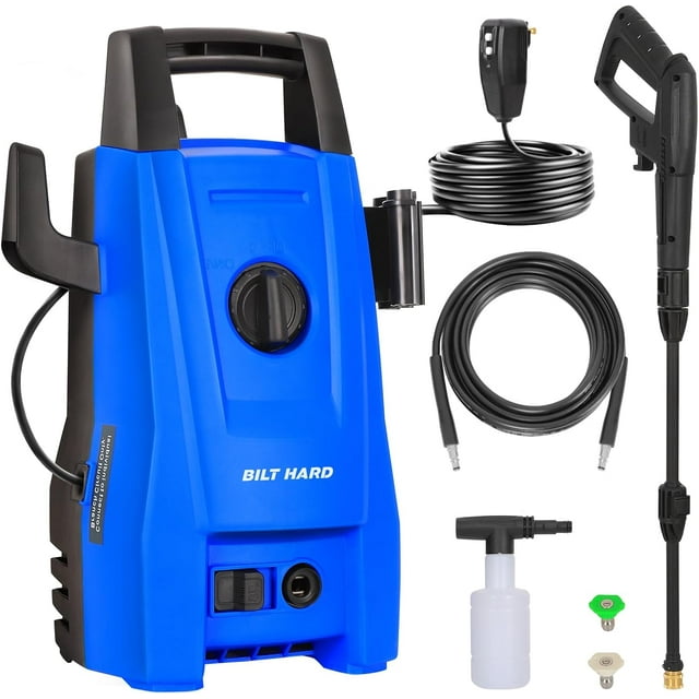 Electric Pressure Washer, 1800 PSI 1.7 GPM Portable Power Washer with 2
