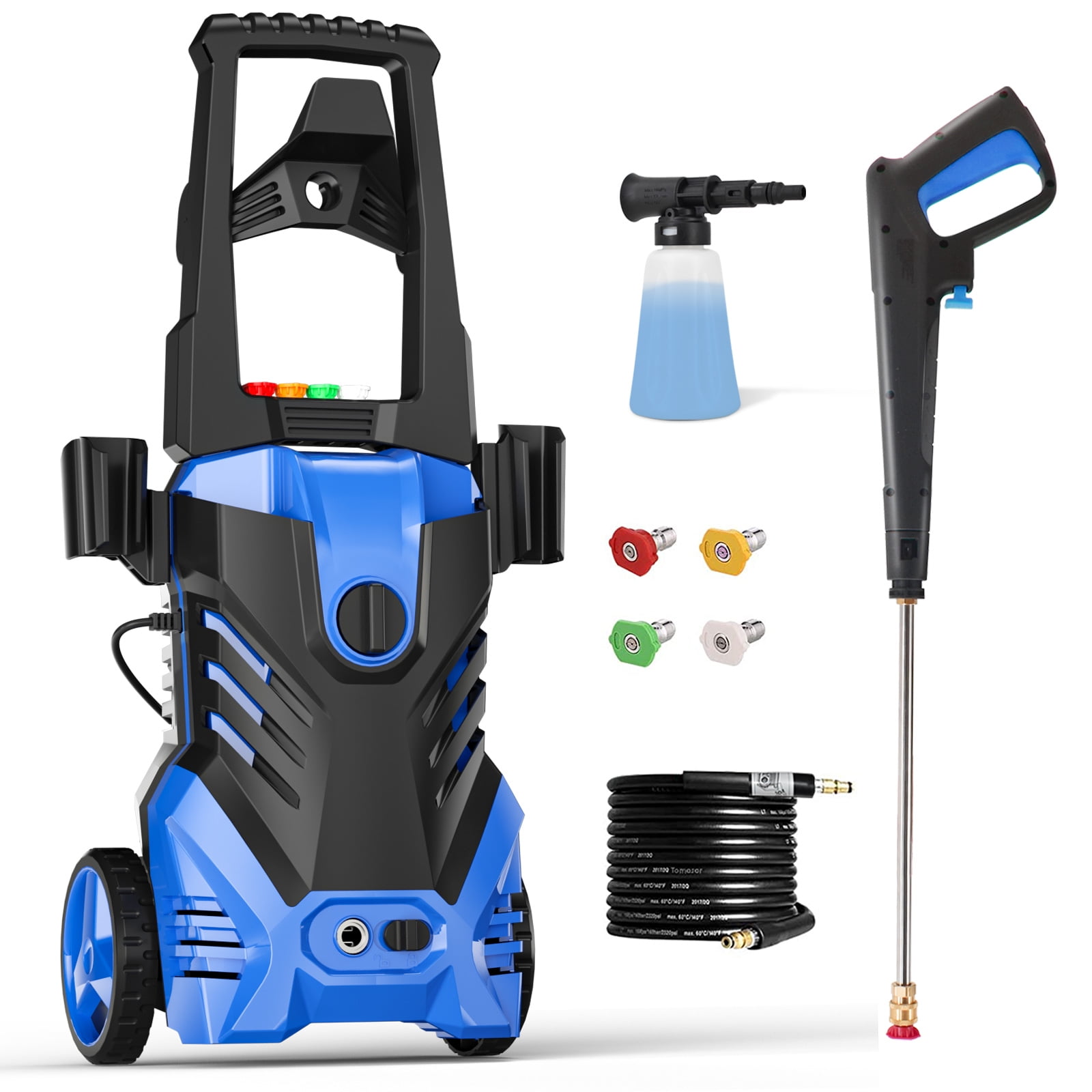 Electric Pressure Washer 4000PSI Max 3.2 GPM Power Washer with Smart Control and 3 Levels of